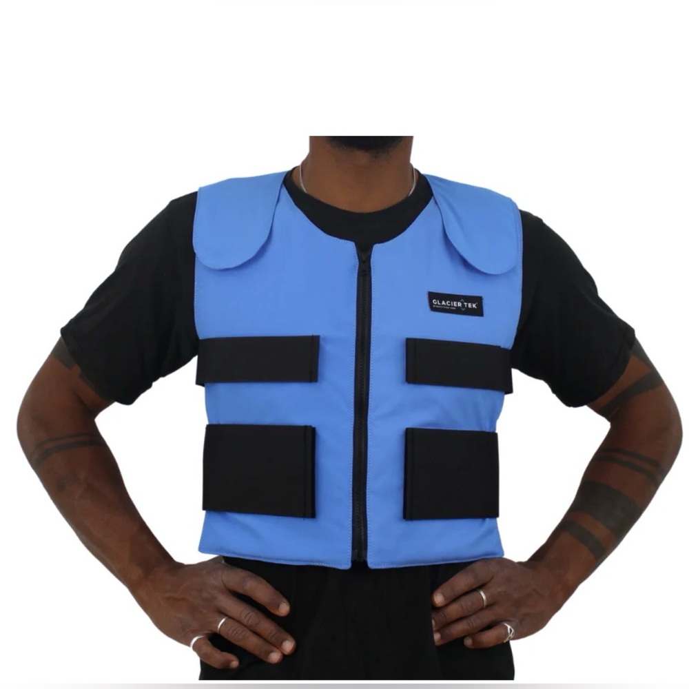 Men’s Light Blue Utility Vest